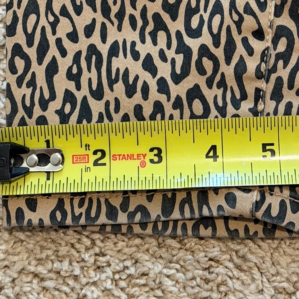 The Limited Women’s Size 8R Cheetah Leopard Animal Print Mid Rise Skinny - Picture 5 of 6